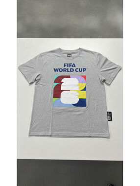 FIFA World Cup 2026 Graphic T-Shirt Gray Size L